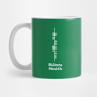 Ogham Slainte Mug